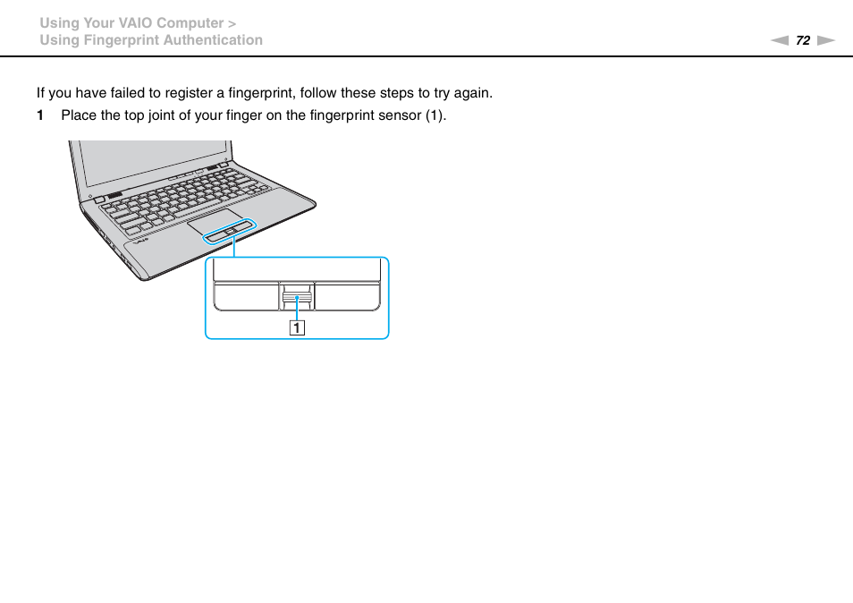 Sony VAIO VPCCW1 Series User Manual | Page 72 / 168