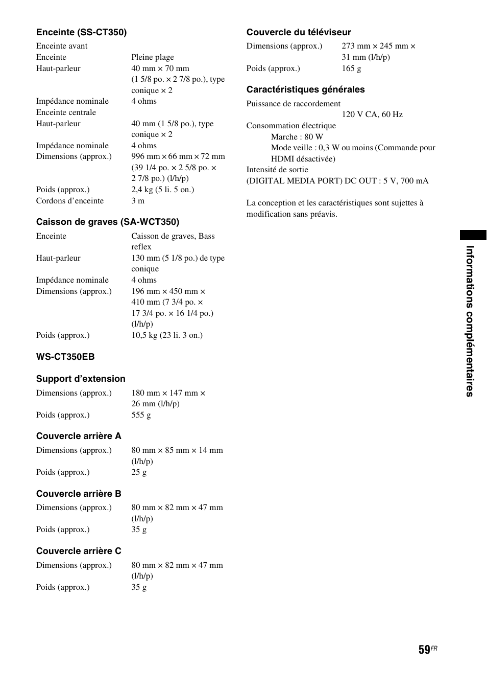 Sony HT-CT350 User Manual | Page 115 / 180
