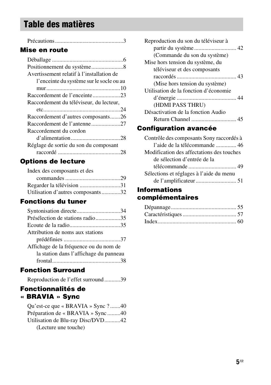 Sony HT-CT350 User Manual | Page 61 / 180