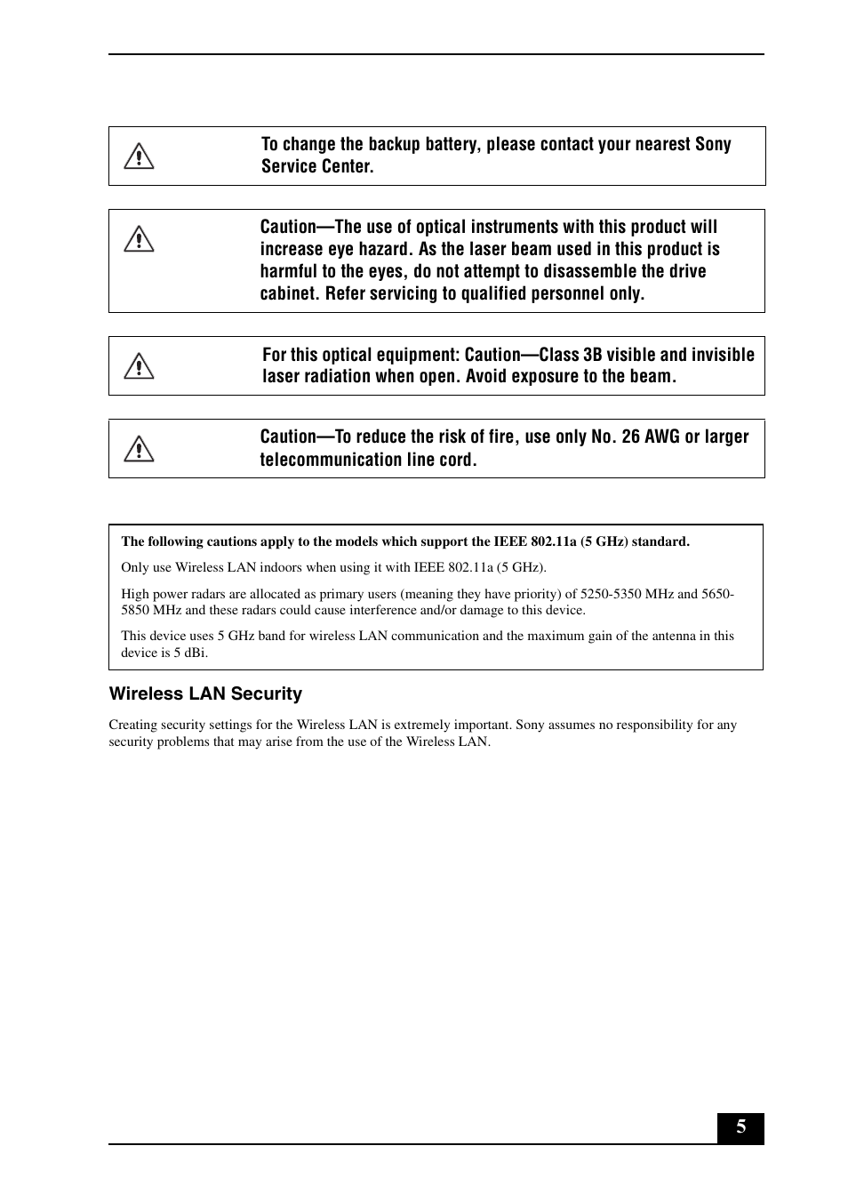 Sony VGN-AR300 User Manual | Page 5 / 20