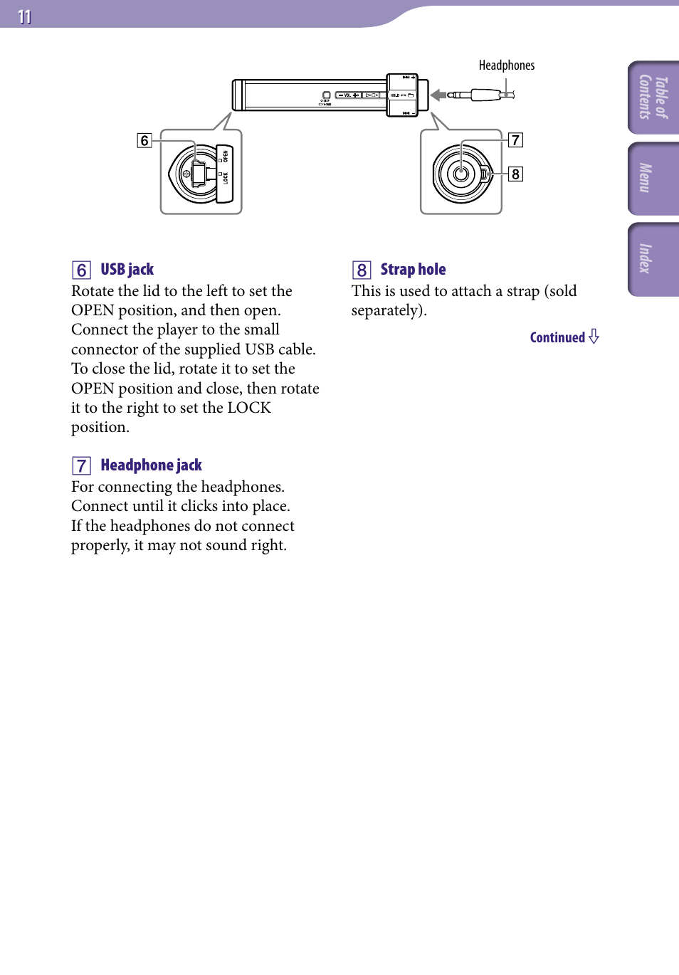 Sony NW-S203F User Manual | Page 11 / 93