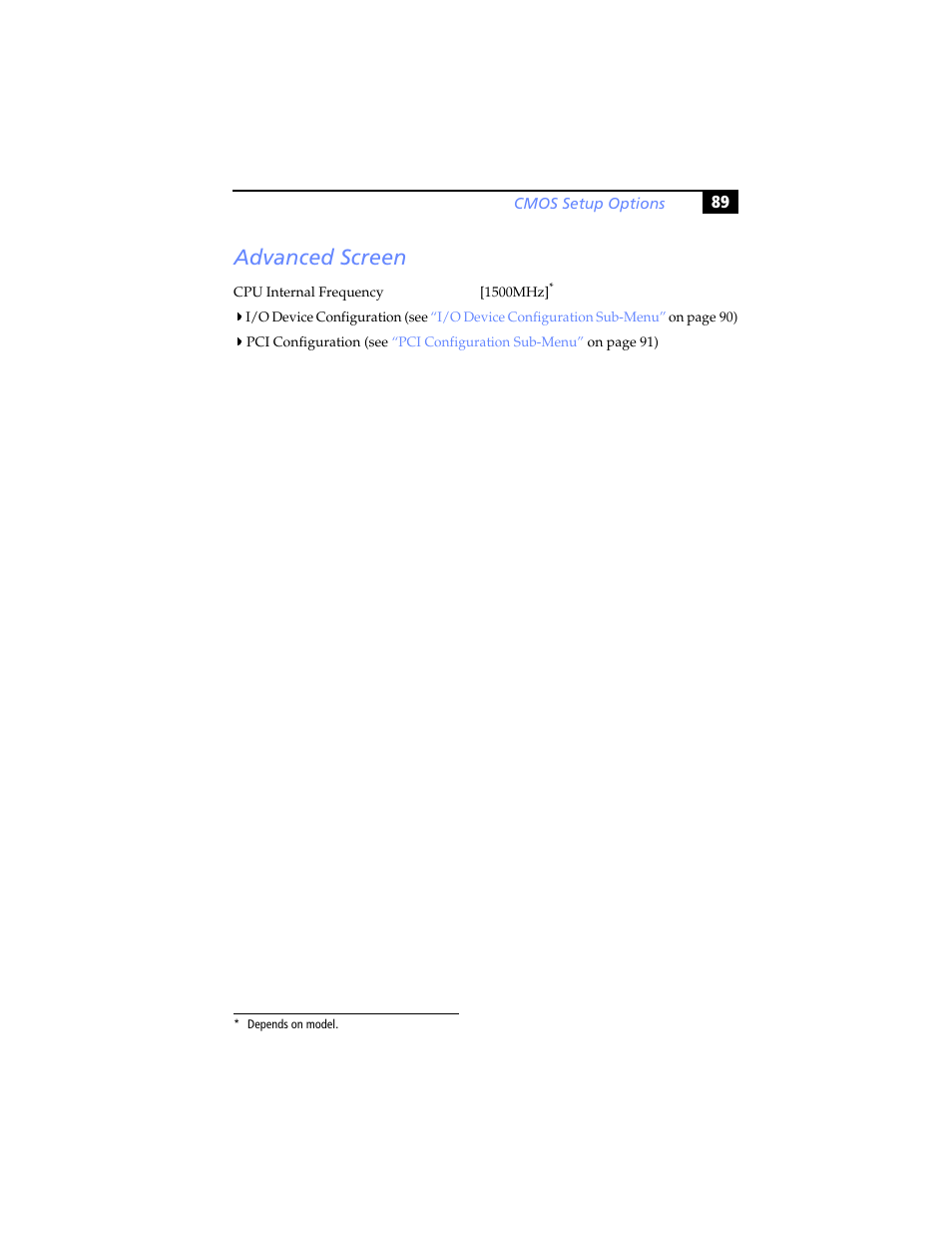 Advanced screen | Sony PCV-RX480DS User Manual | Page 103 / 134