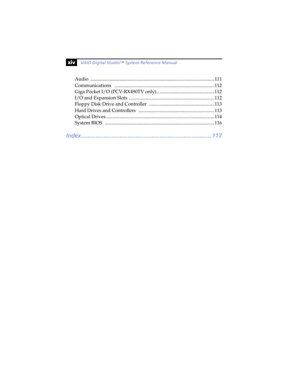 Sony PCV-RX480DS User Manual | Page 14 / 134