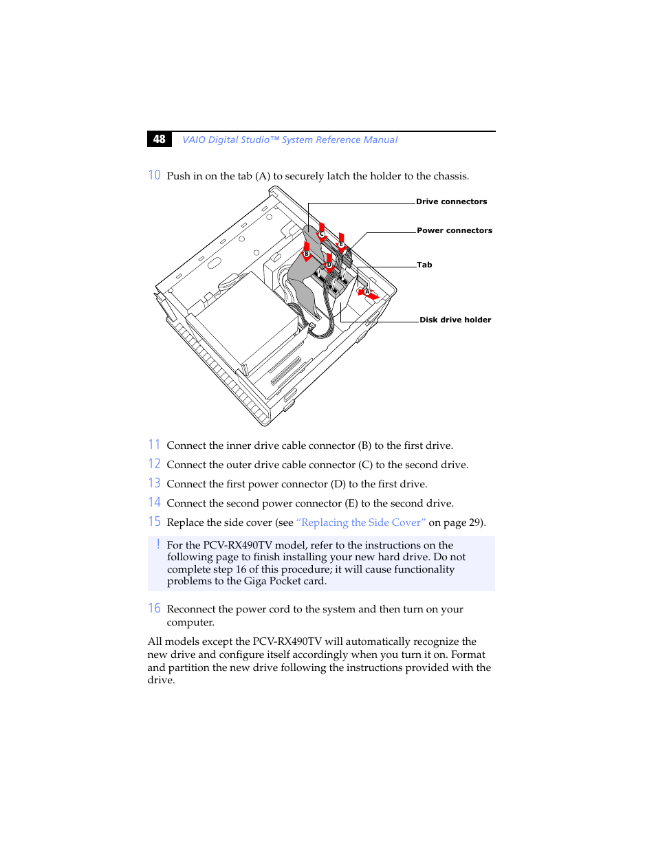 Sony PCV-RX480DS User Manual | Page 62 / 134
