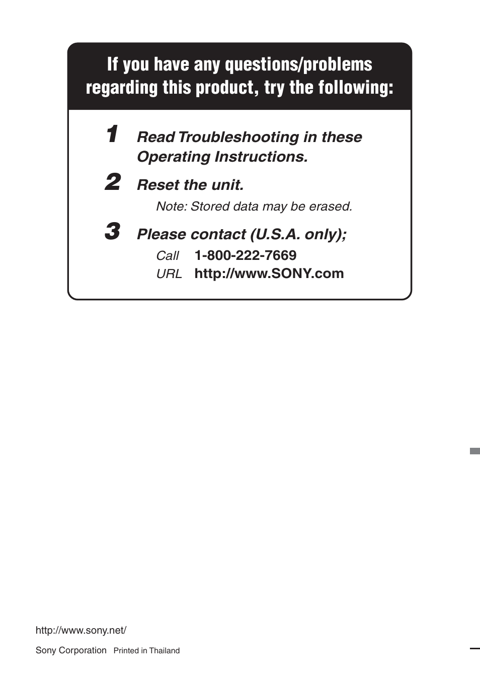 Sony XAV-W1 User Manual | Page 196 / 196