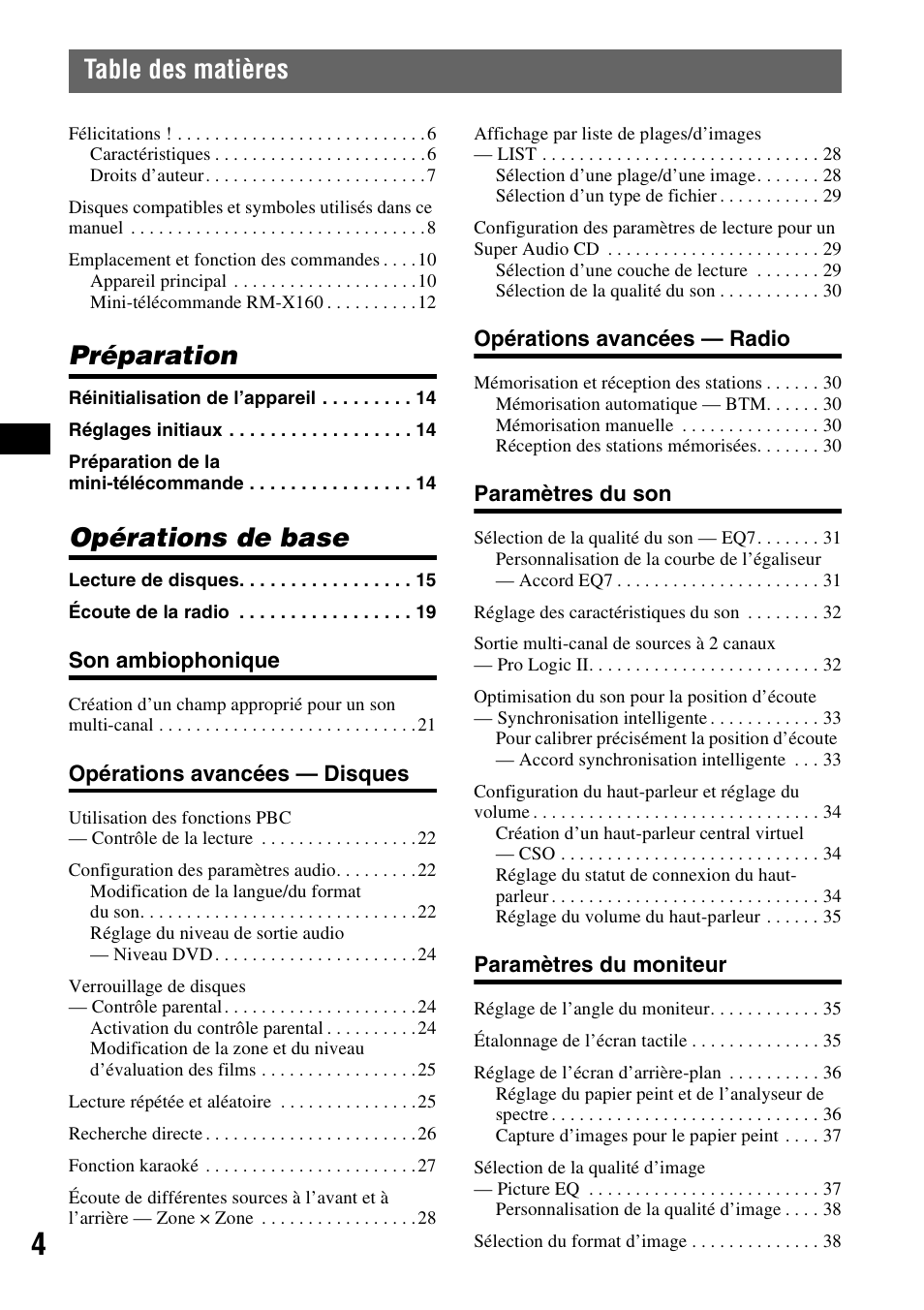 Sony XAV-W1 User Manual | Page 64 / 196
