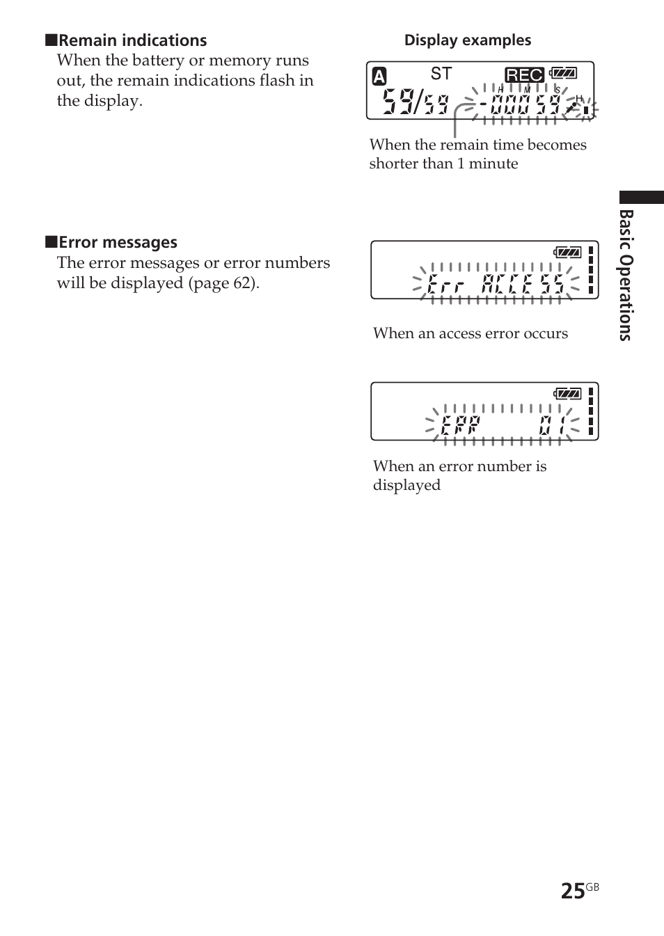 Sony ICD-SX55 User Manual | Page 25 / 68