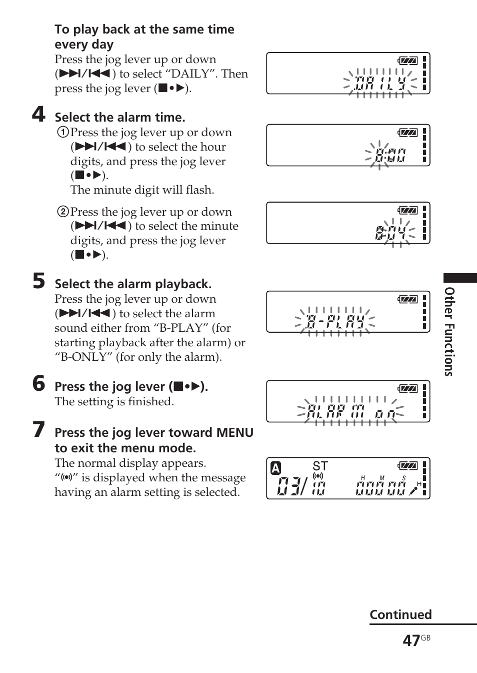 Sony ICD-SX55 User Manual | Page 47 / 68