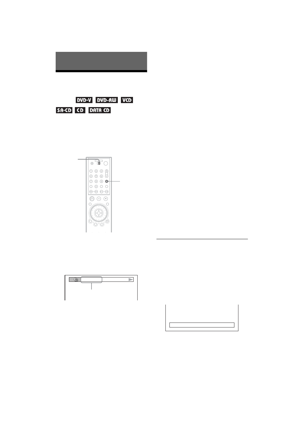 Viewing information about the disc, Checking the playing time and remaining time, N (50 | Sony DVP NC555ES User Manual | Page 50 / 88