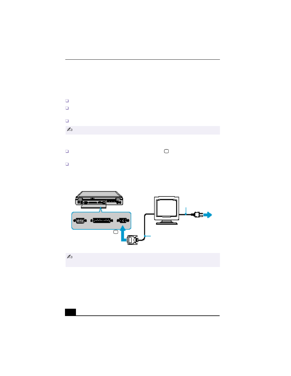 Connecting an external display | Sony CG-FX120K User Manual | Page 70 / 136