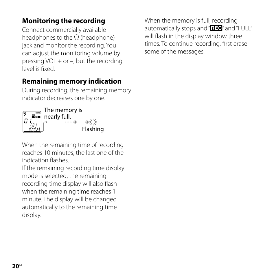 On (20 | Sony 4-113-168-11(2) User Manual | Page 20 / 76