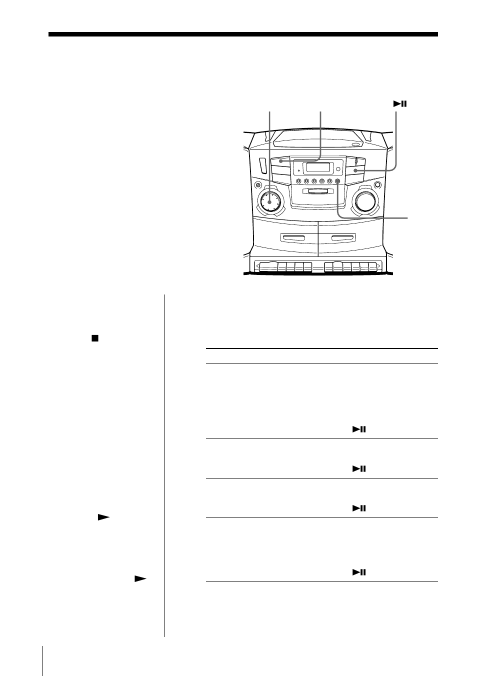 Playing tracks repeatedly | Sony CFD-ZW755 User Manual | Page 14 / 36