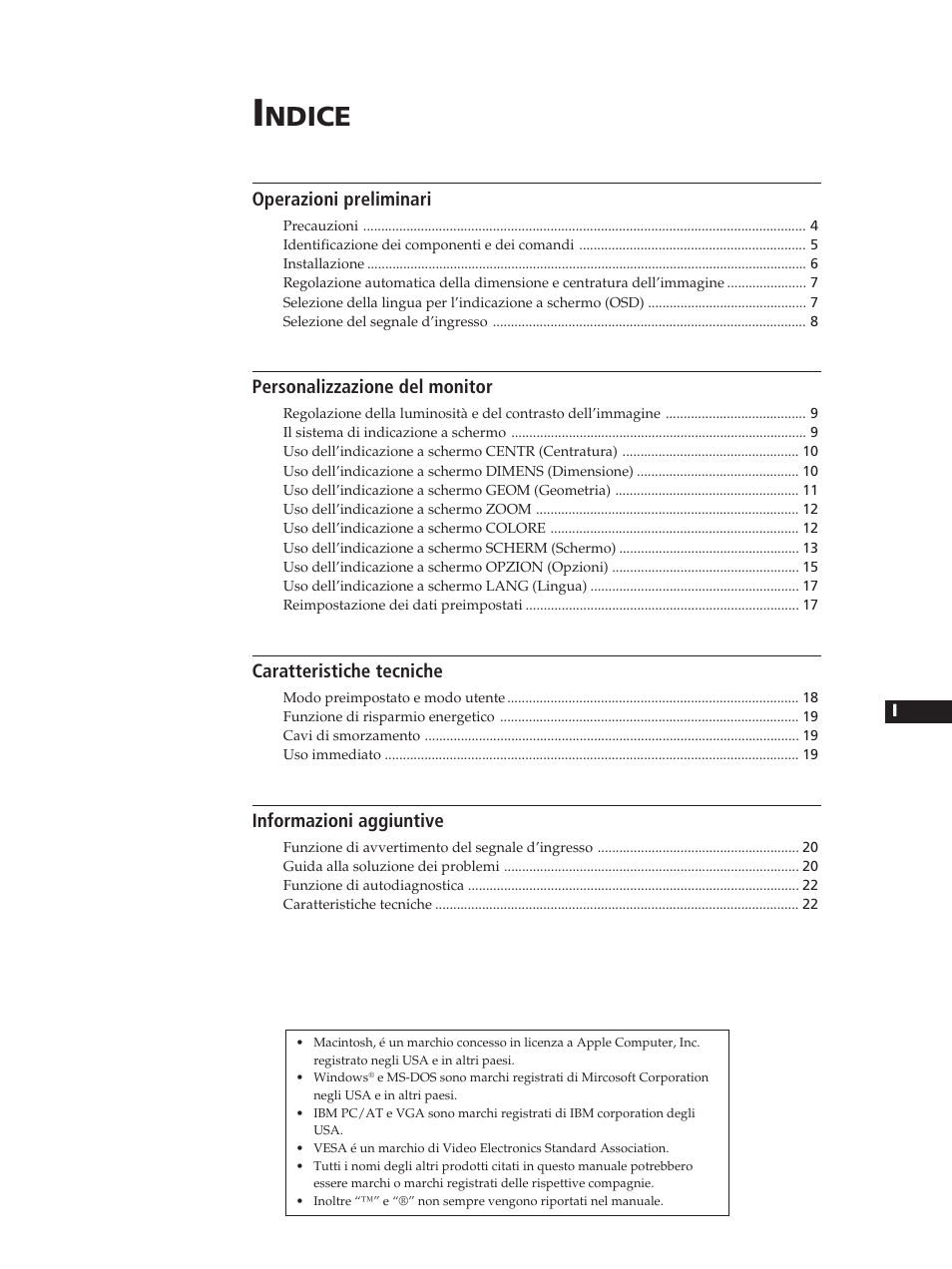 Ndice | Sony GDM-400PST User Manual | Page 83 / 104