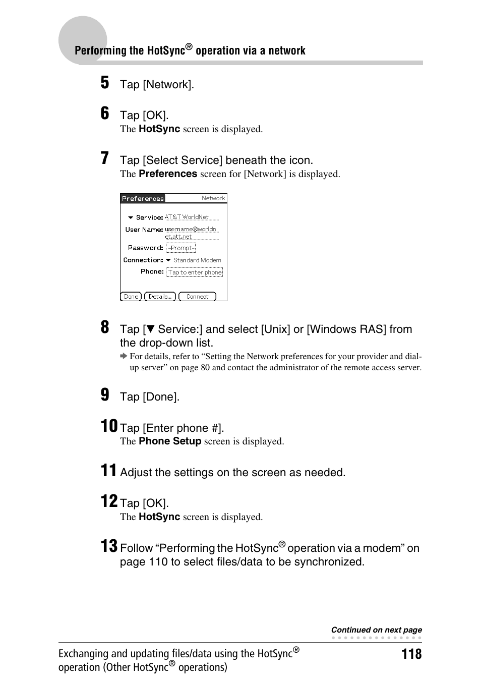 Sony CLIE PEG-TJ35 User Manual | Page 118 / 190