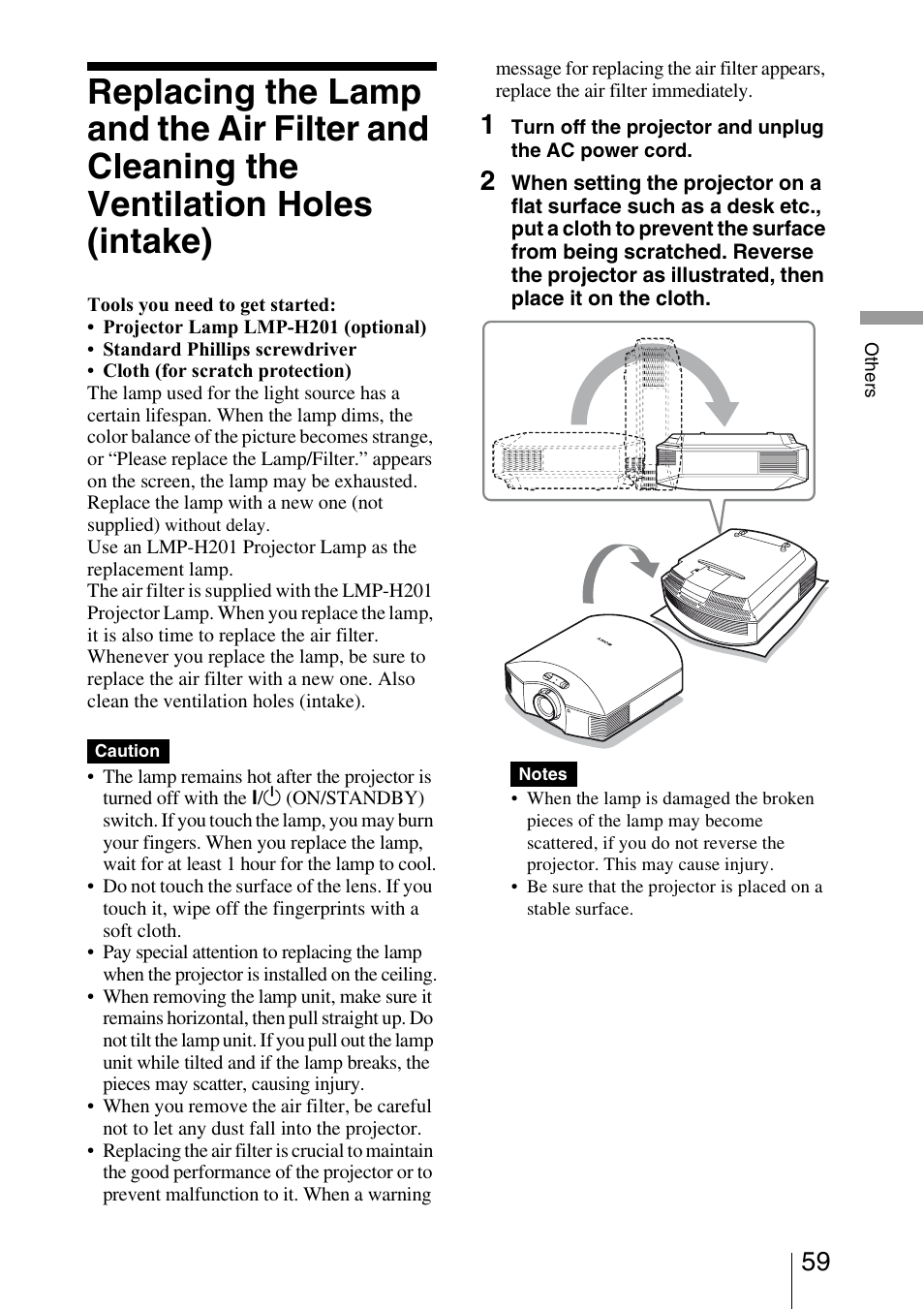 Sony BRAVIA VPL-HW10 User Manual | Page 59 / 80