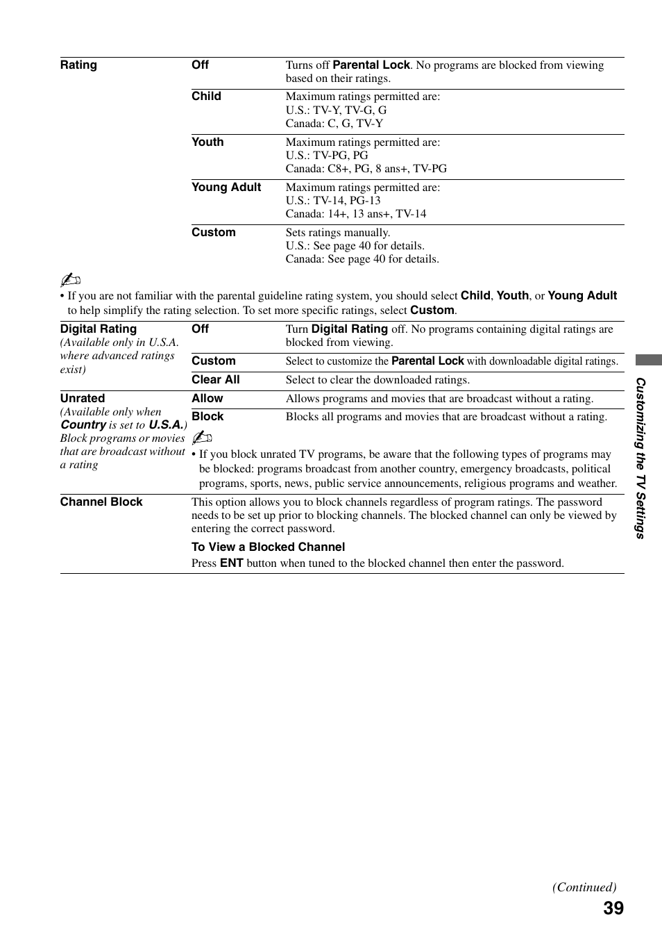 Sony XEL-1 User Manual | Page 39 / 52