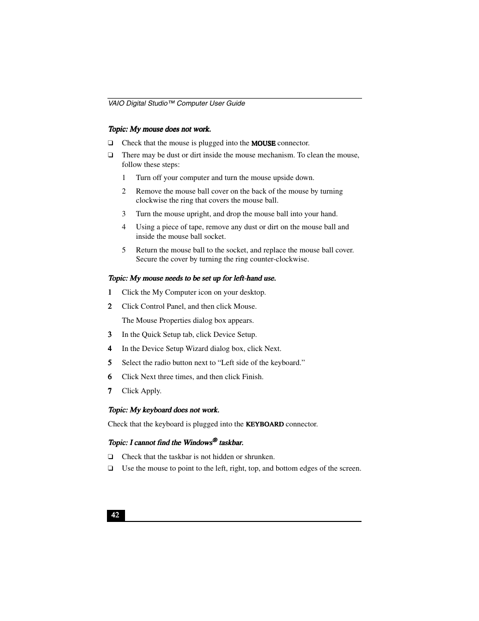 Sony PCV-R556DS User Manual | Page 42 / 62