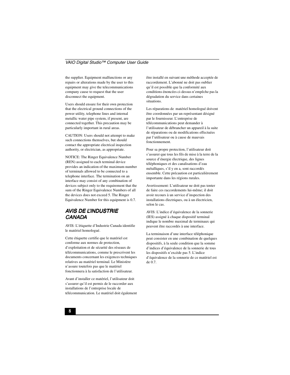 Sony PCV-R556DS User Manual | Page 8 / 62