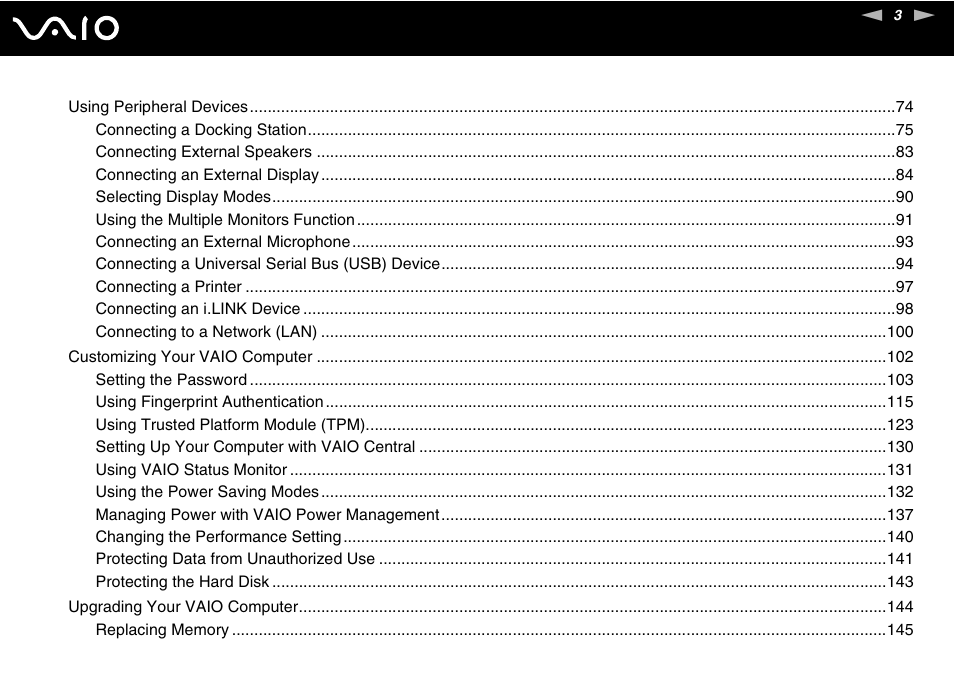 Sony VGN-TZ10 User Manual | Page 3 / 226