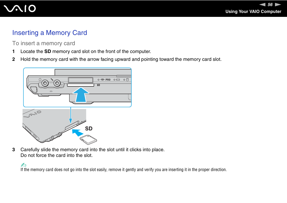 Sony VGN-TZ10 User Manual | Page 56 / 226