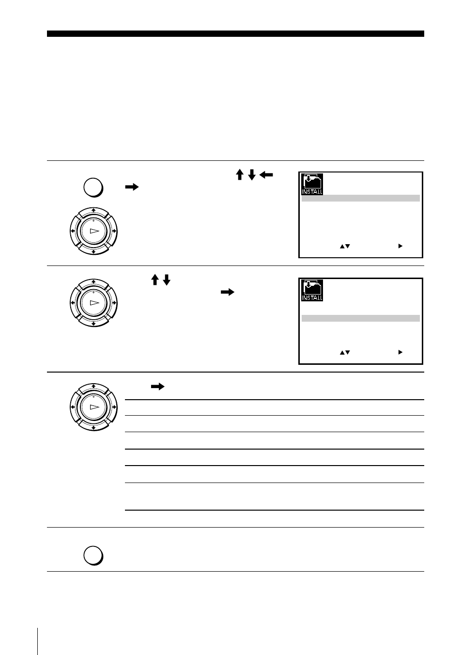 Step 6 : selecting the tv system, Press m/m to highlight tv system, then press, Press , to select the appropriate tv system | Press menu to exit the menu | Sony SLV-ED929MI User Manual | Page 20 / 68