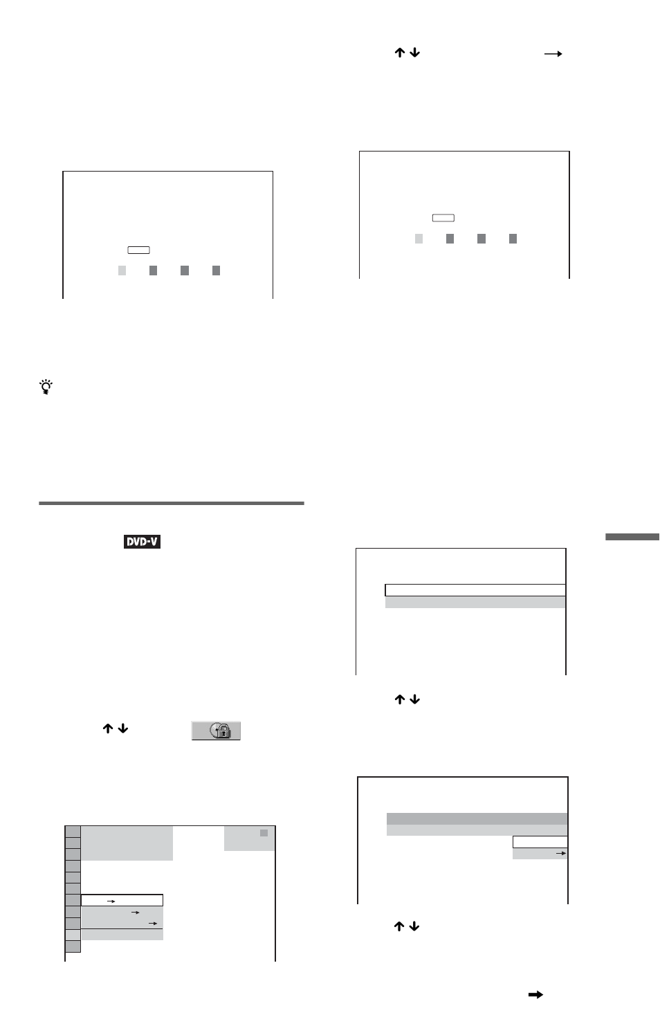 Parental control (limited playback) | Sony DVP-NS32 User Manual | Page 61 / 80