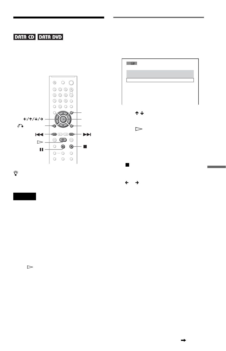 L1 - playing divx video files, Playing divx video files, Selecting an album | Sony DVP-NS36 User Manual | Page 55 / 76