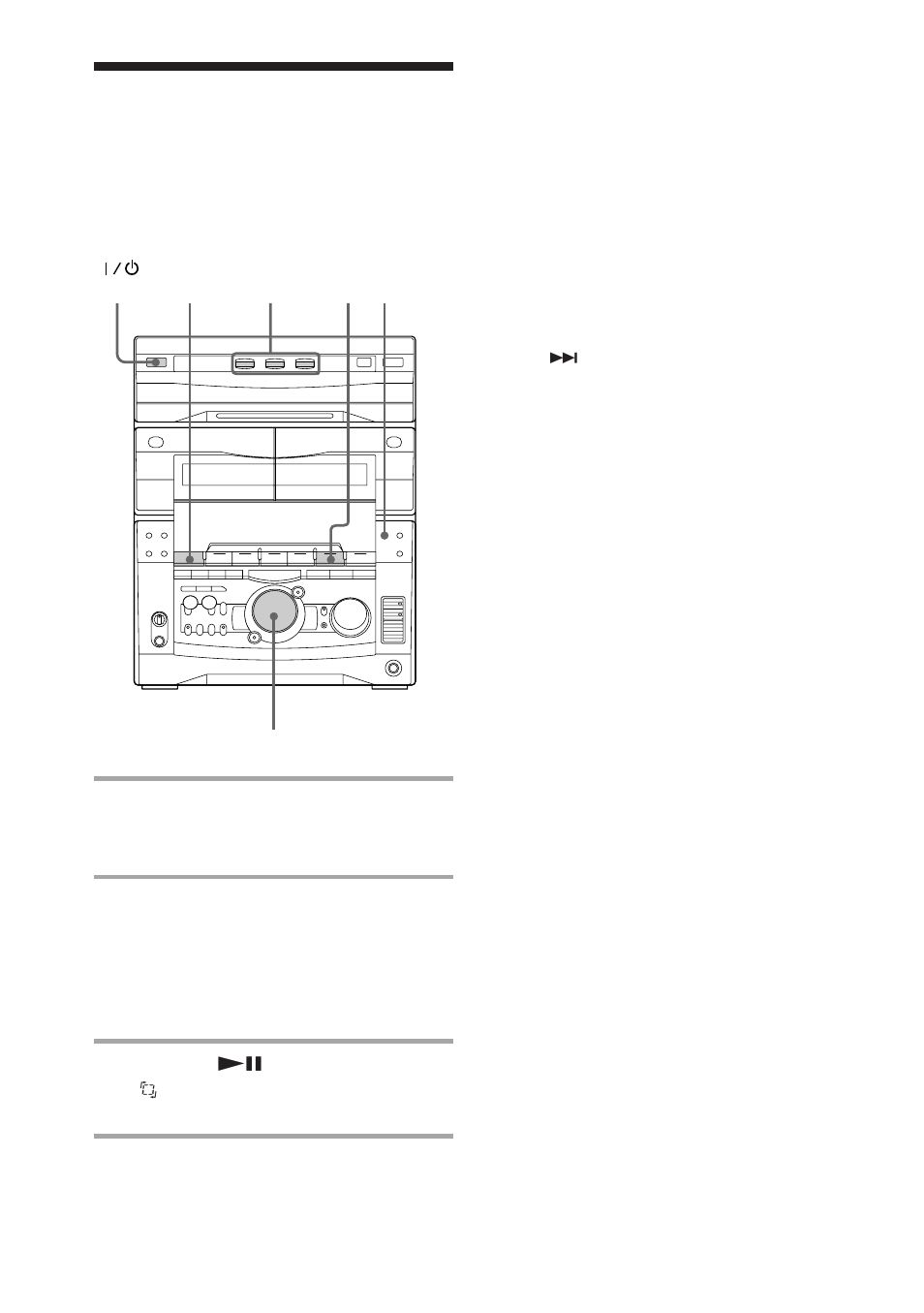 Playing the cd tracks in random order | Sony MHC-GRX8 User Manual | Page 22 / 52