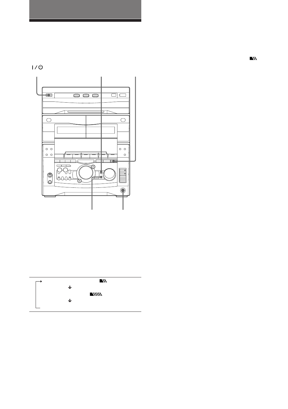 Adjusting the sound, Sound adjustment | Sony MHC-GRX8 User Manual | Page 32 / 52