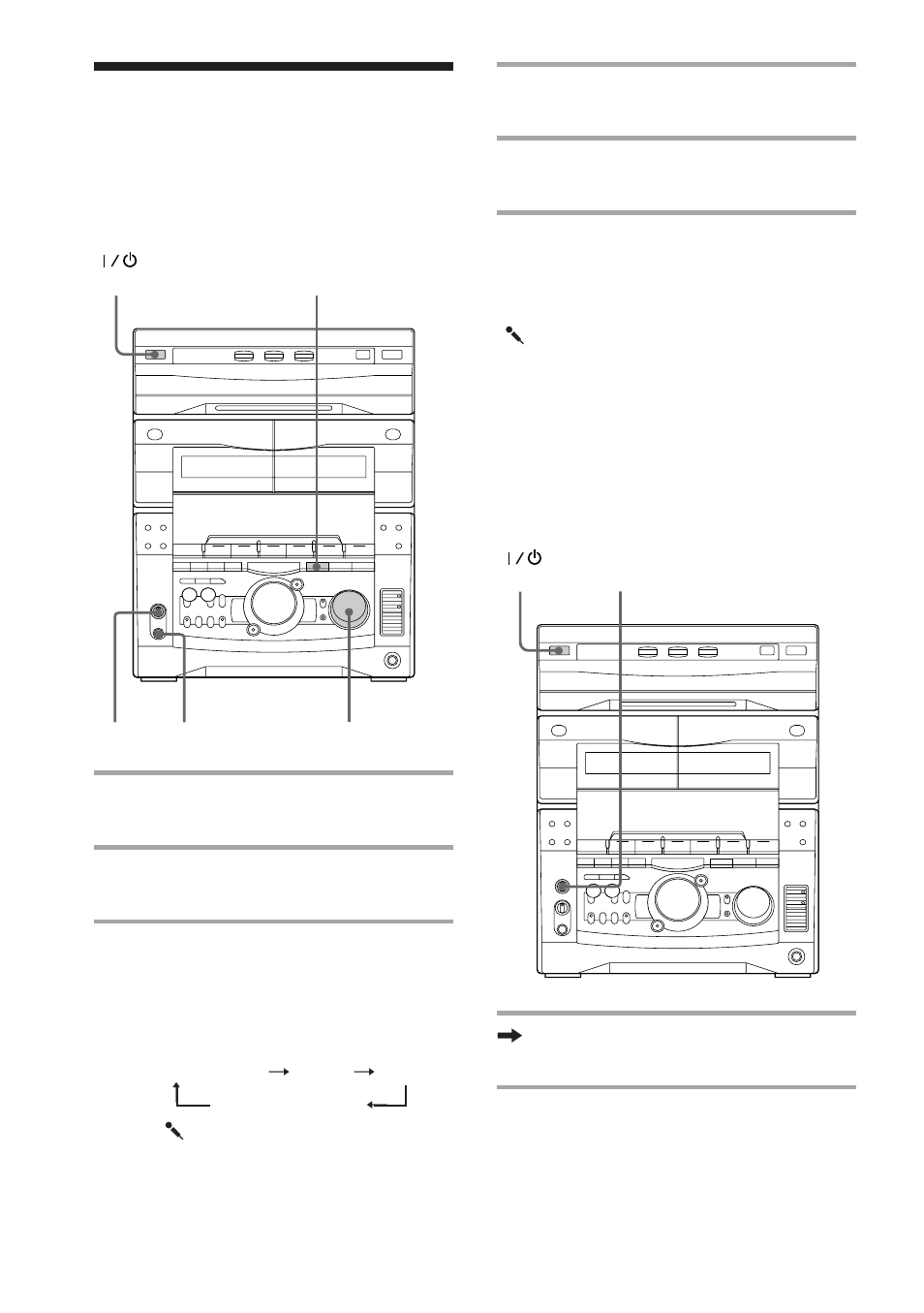 Singing along: karaoke, Adjusting the microphone echo | Sony MHC-GRX8 User Manual | Page 40 / 52