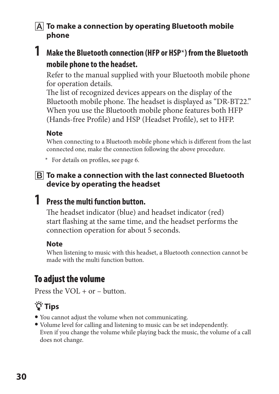 Sony DR-BT22iK User Manual | Page 30 / 44