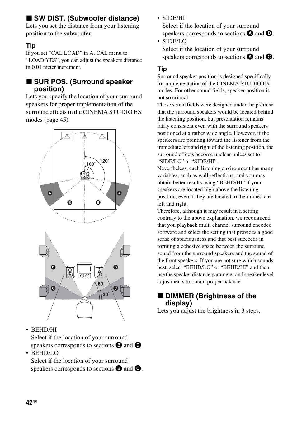 Sony 3-295-946-12(1) User Manual | Page 42 / 72