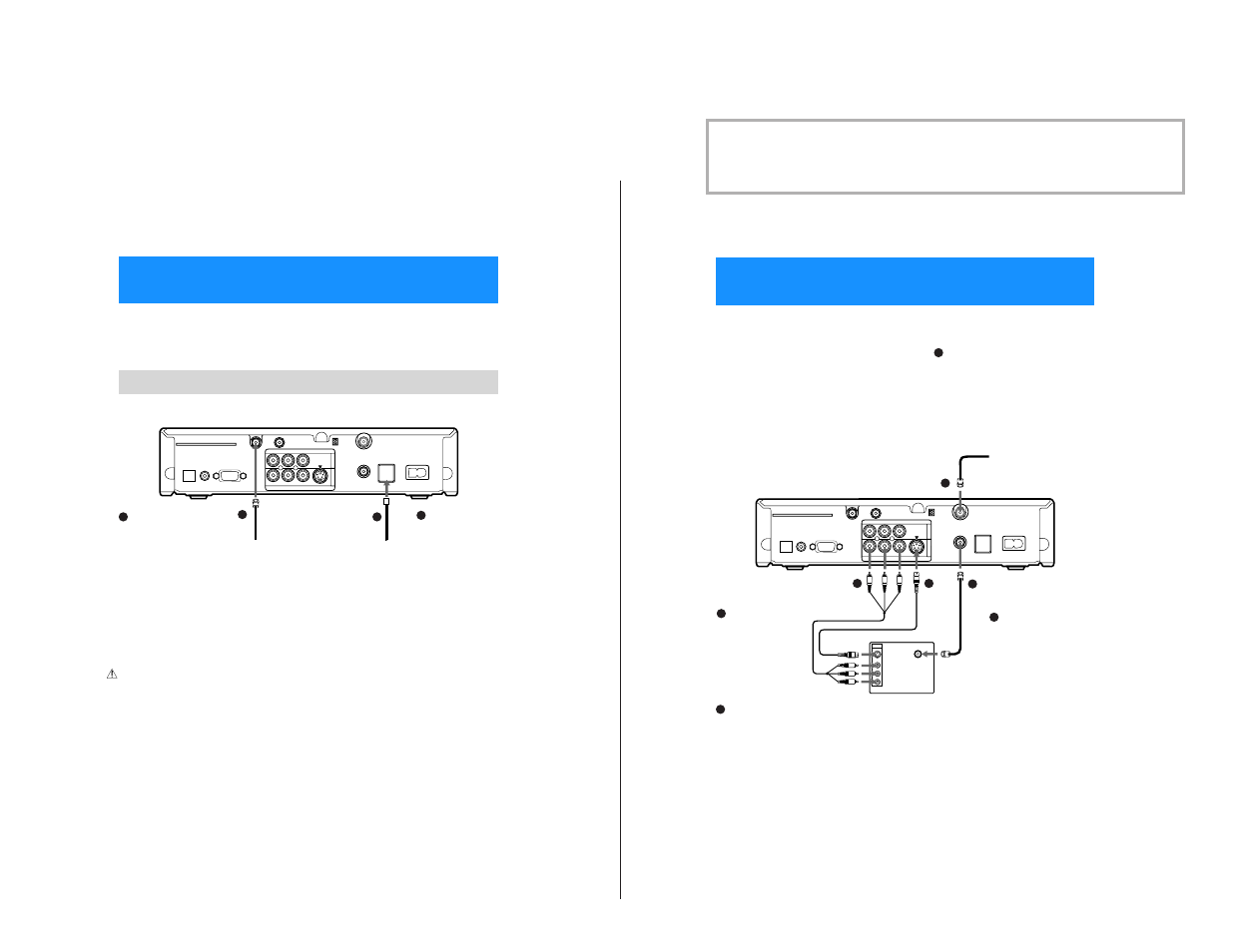 General, Sa t-a55/b55, Step 3: connecting your tv | Sony SAT-B55 RM-Y139 User Manual | Page 5 / 36