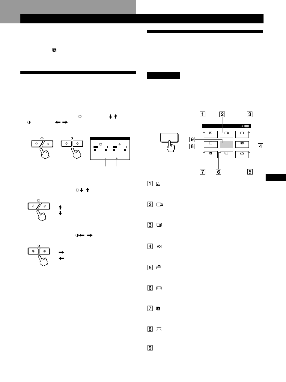 Présentation du système d’écrans de menu, Personnalisation de l’affichage, Personnalisation de l'affichage | Sony GDM-500PST9 User Manual | Page 29 / 104