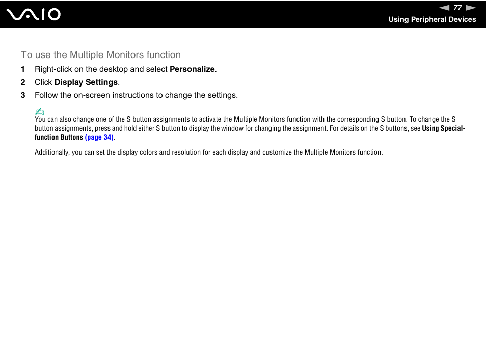 Sony VAIO VGN-P500 User Manual | Page 77 / 165