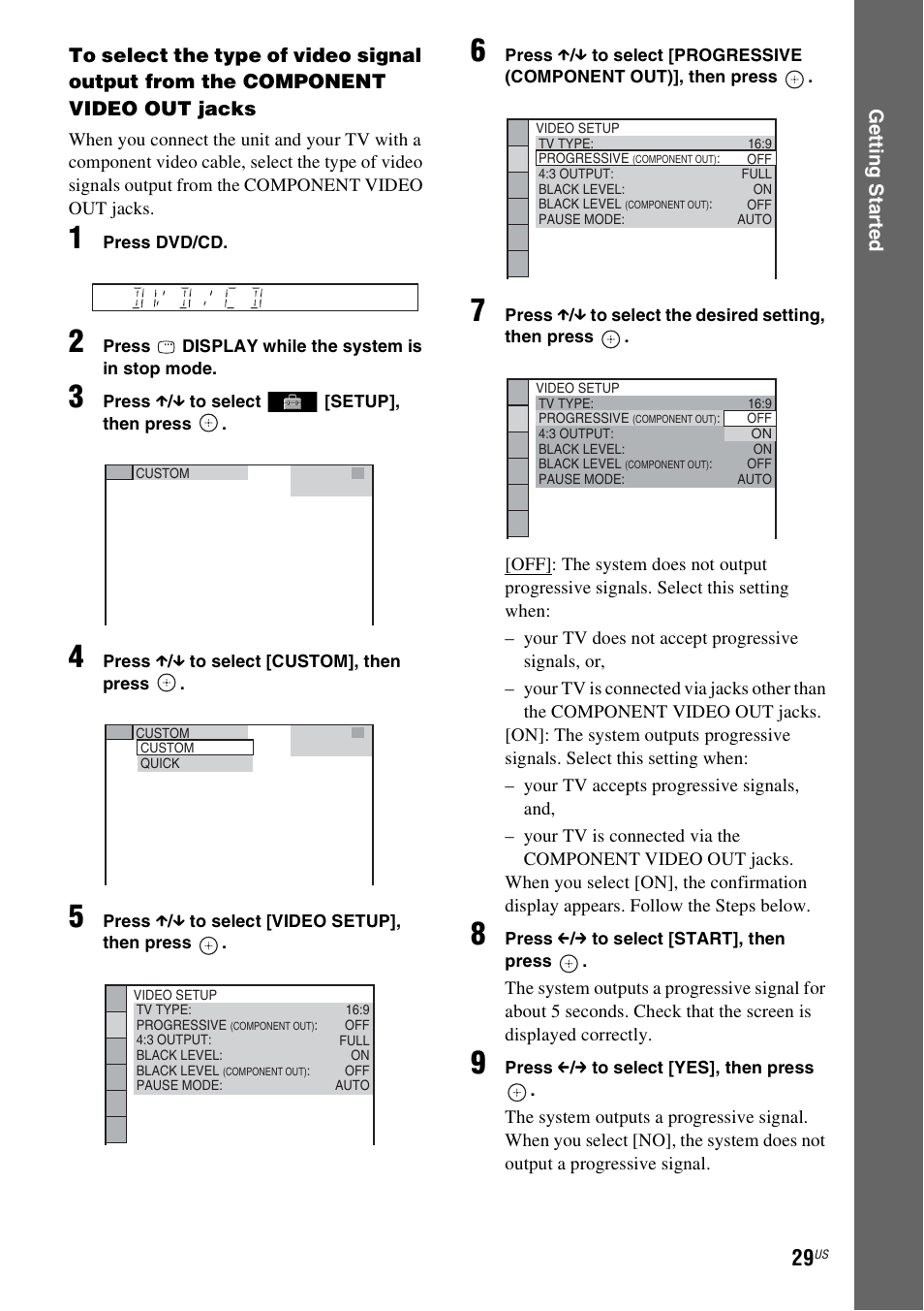 Sony DAV-DZ175 User Manual | Page 29 / 76