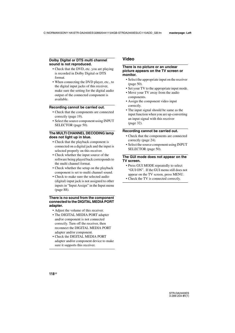 Sony 3-289-204-41(1) User Manual | Page 118 / 128