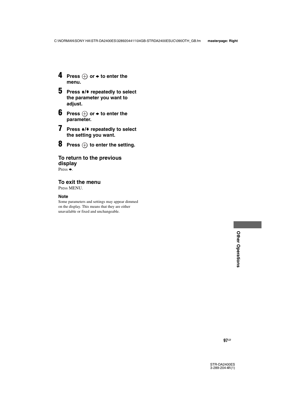Sony 3-289-204-41(1) User Manual | Page 97 / 128