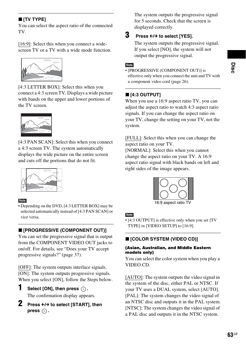 Sony DAV-HDX475 User Manual | Page 63 / 116