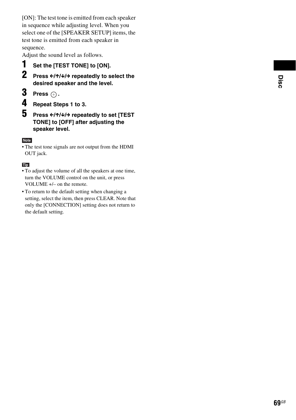 Sony DAV-HDX475 User Manual | Page 69 / 116