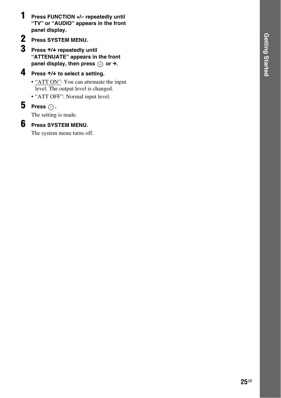 Sony DAV-DZ360WA User Manual | Page 25 / 112