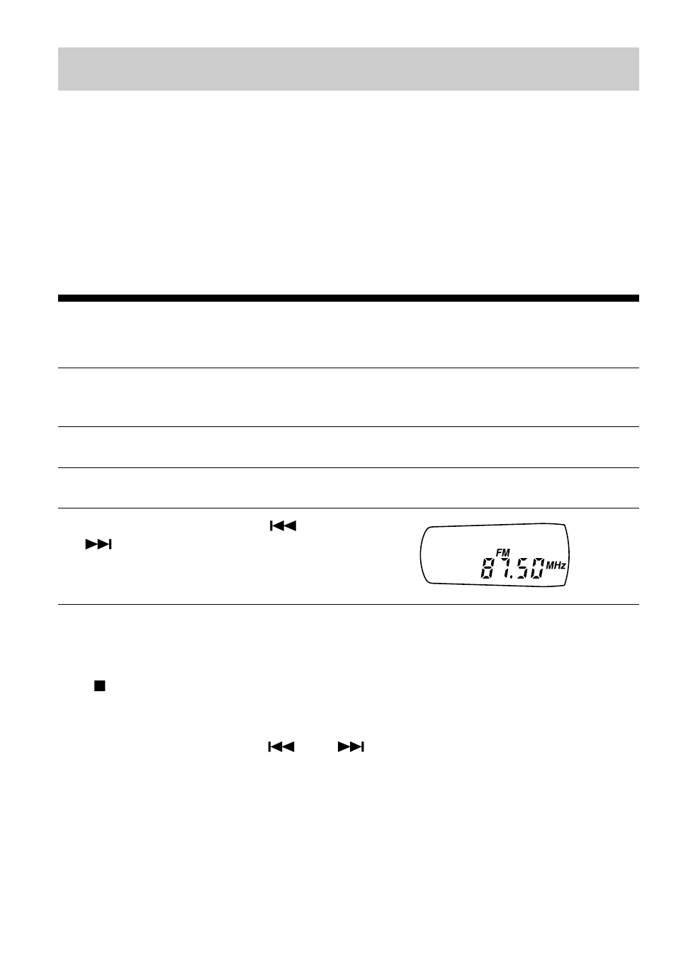 Using the radio, Listening to the radio | Sony D-FJ75TR User Manual | Page 12 / 32