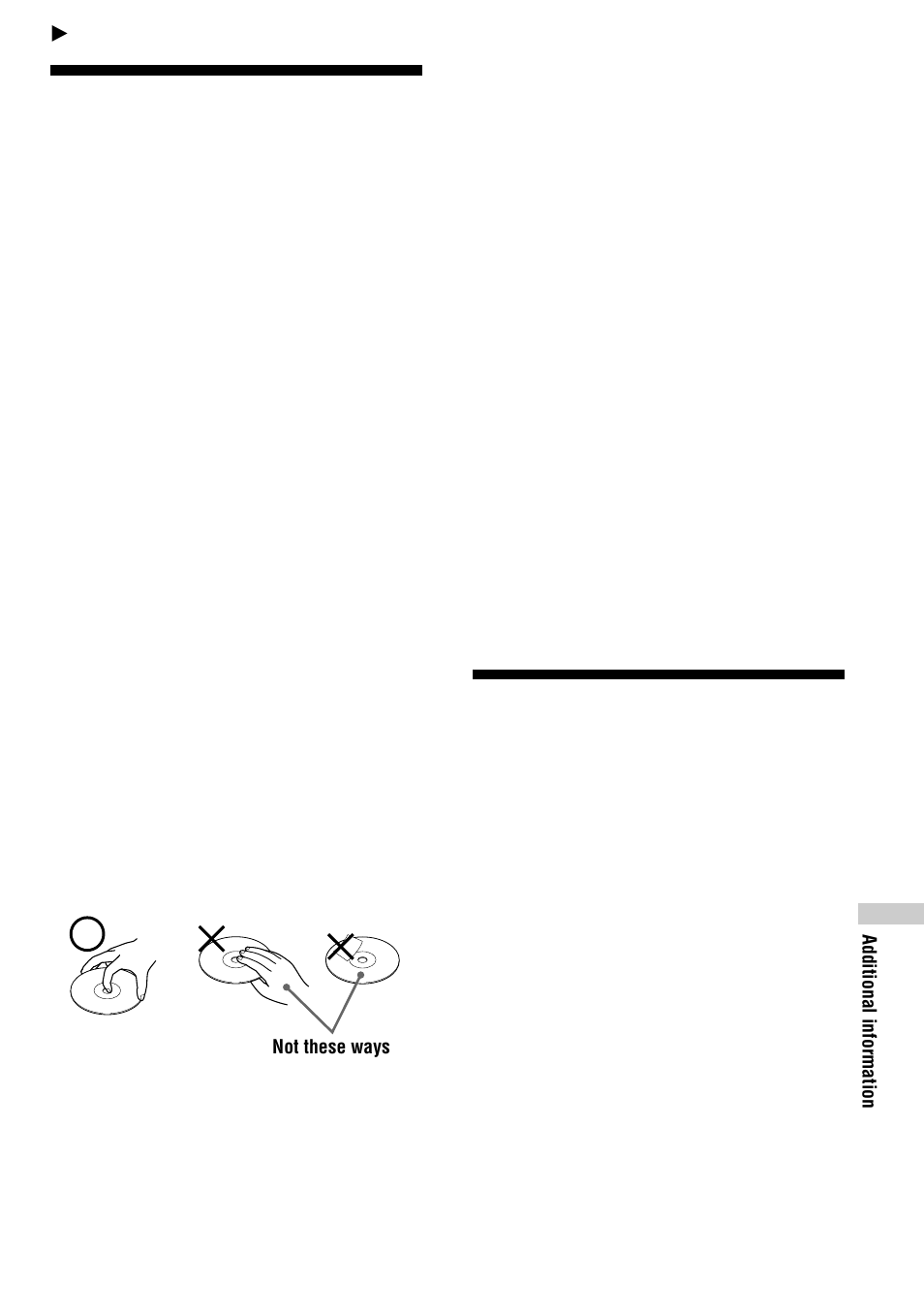 Additional information, Precautions, Maintenance | 25 precautions | Sony D-FJ75TR User Manual | Page 25 / 32