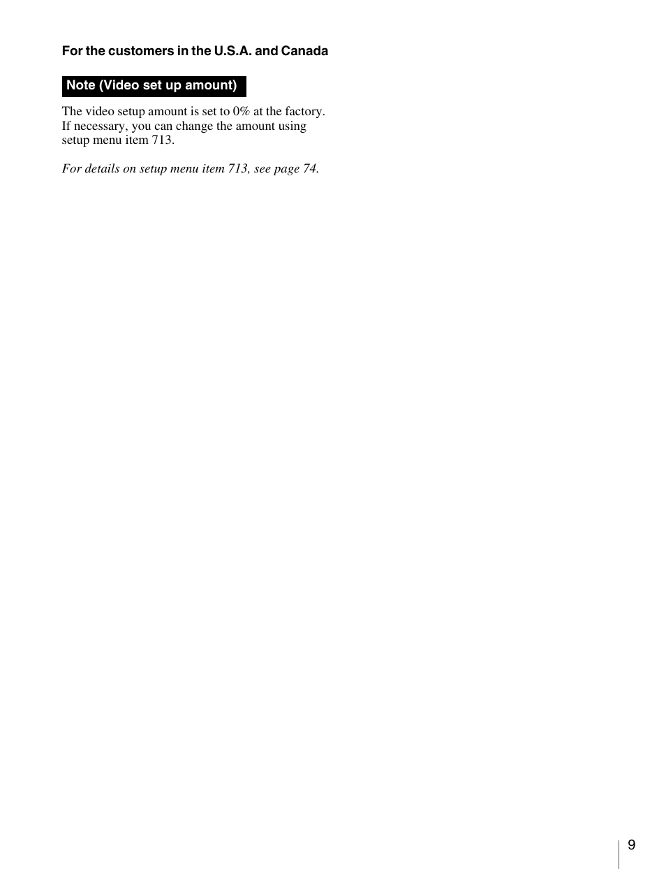 Sony HDW-S280 User Manual | Page 9 / 94