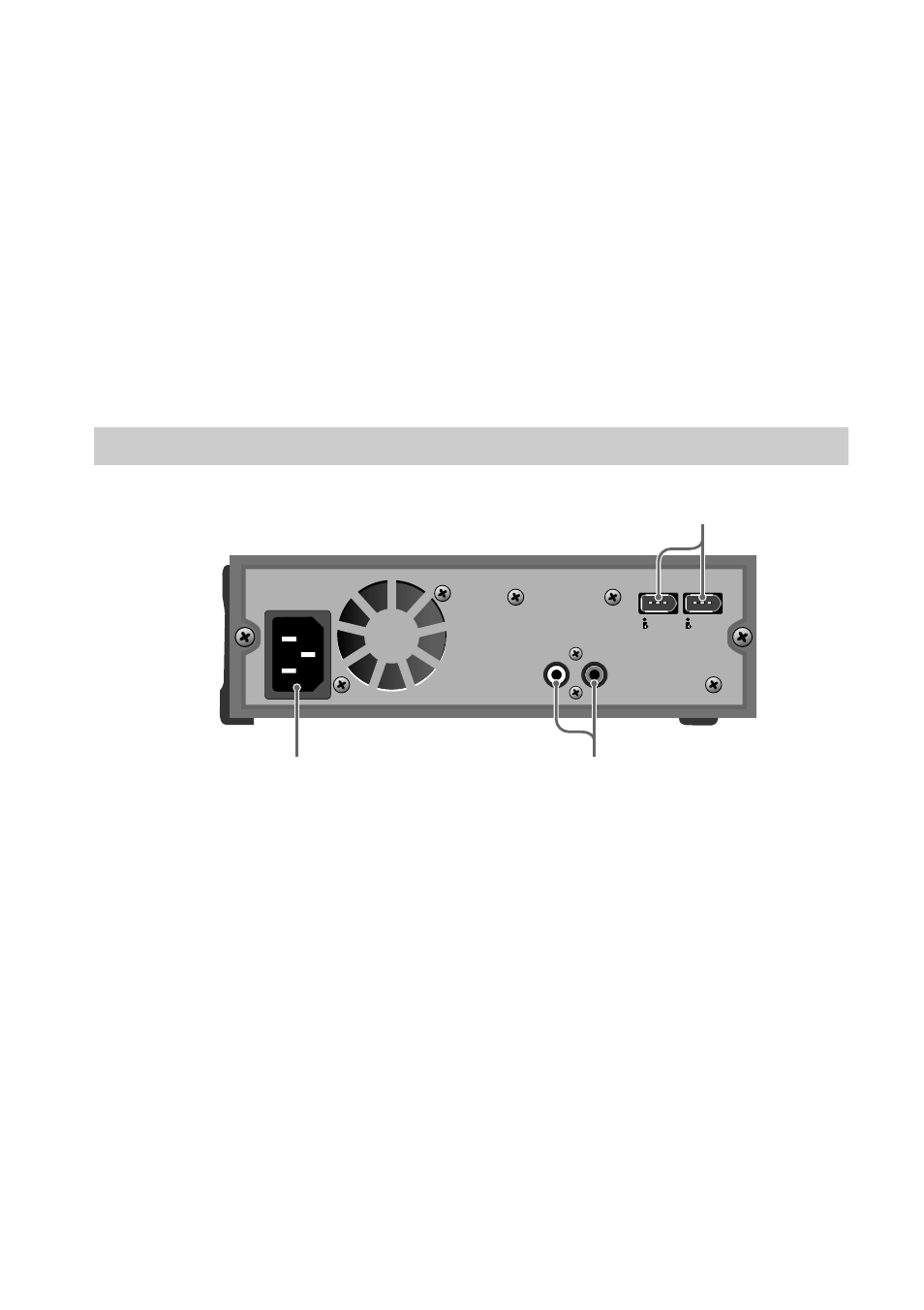 Rear panel, Ac power | Sony CRX1600L User Manual | Page 16 / 40