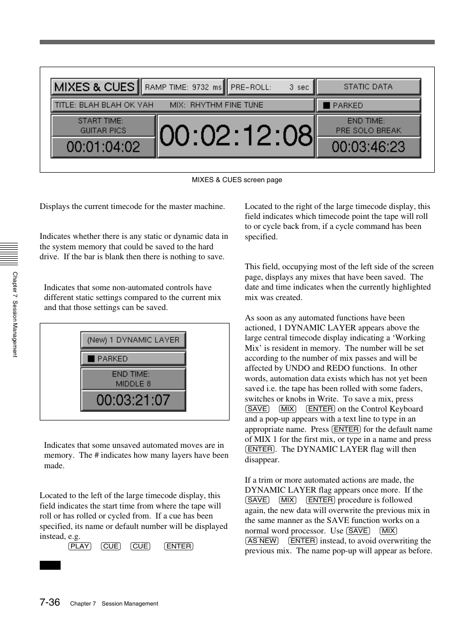 6 the session management, Screen pages | Sony OXF-R3 User Manual | Page 296 / 396