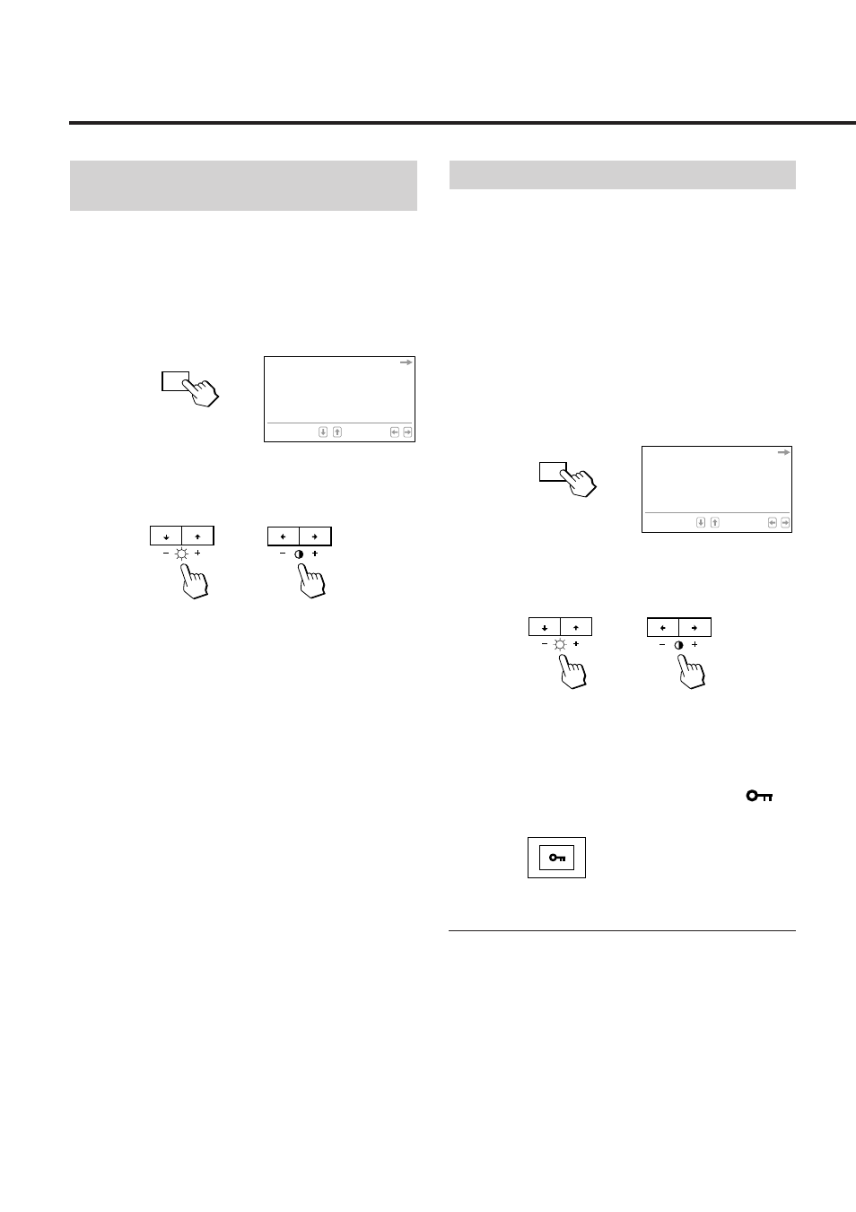 Réglages sélection du connecteur d‘entrée, Verrouillage des commandes | Sony GDM-17SE2T5 User Manual | Page 22 / 63