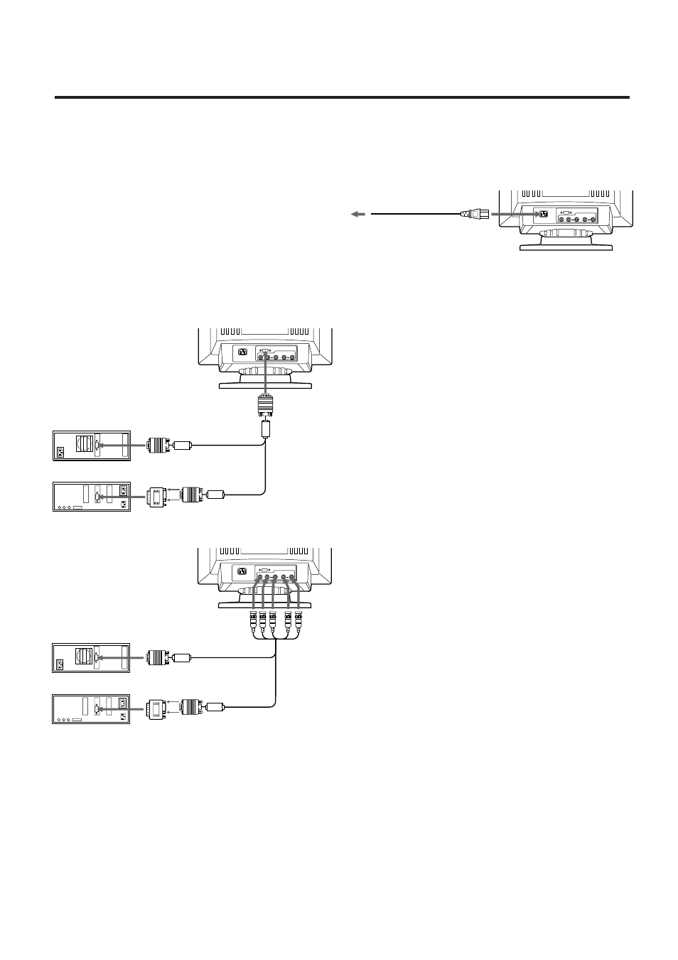 Vorbereitungen | Sony GDM-17SE2T5 User Manual | Page 28 / 63