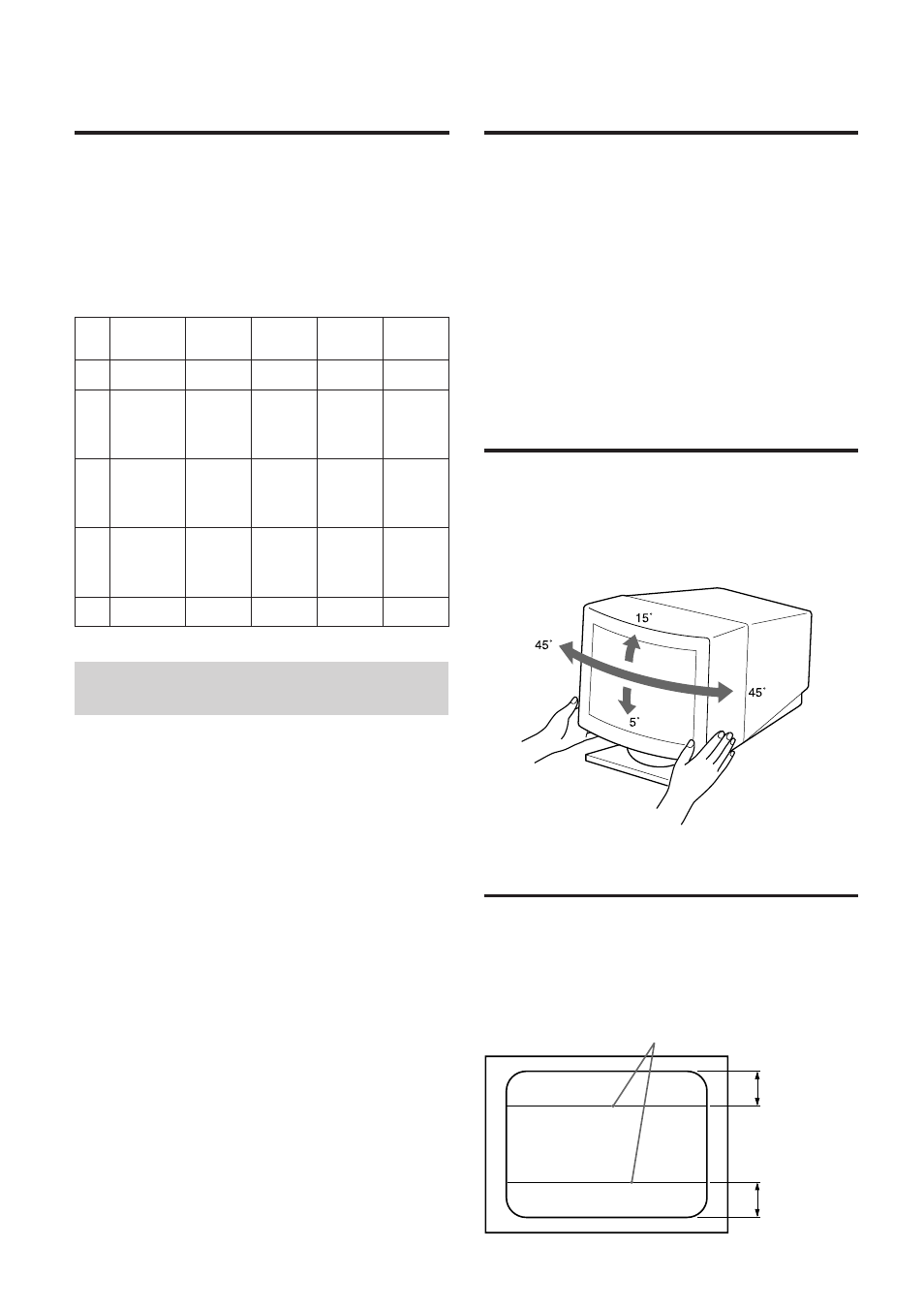 Plug and play die energiesparfunktion, Der dreh- und neigbare ständer, Dämpfungsdrähte | Arbeitsweise der energiesparfunktion | Sony GDM-17SE2T5 User Manual | Page 36 / 63