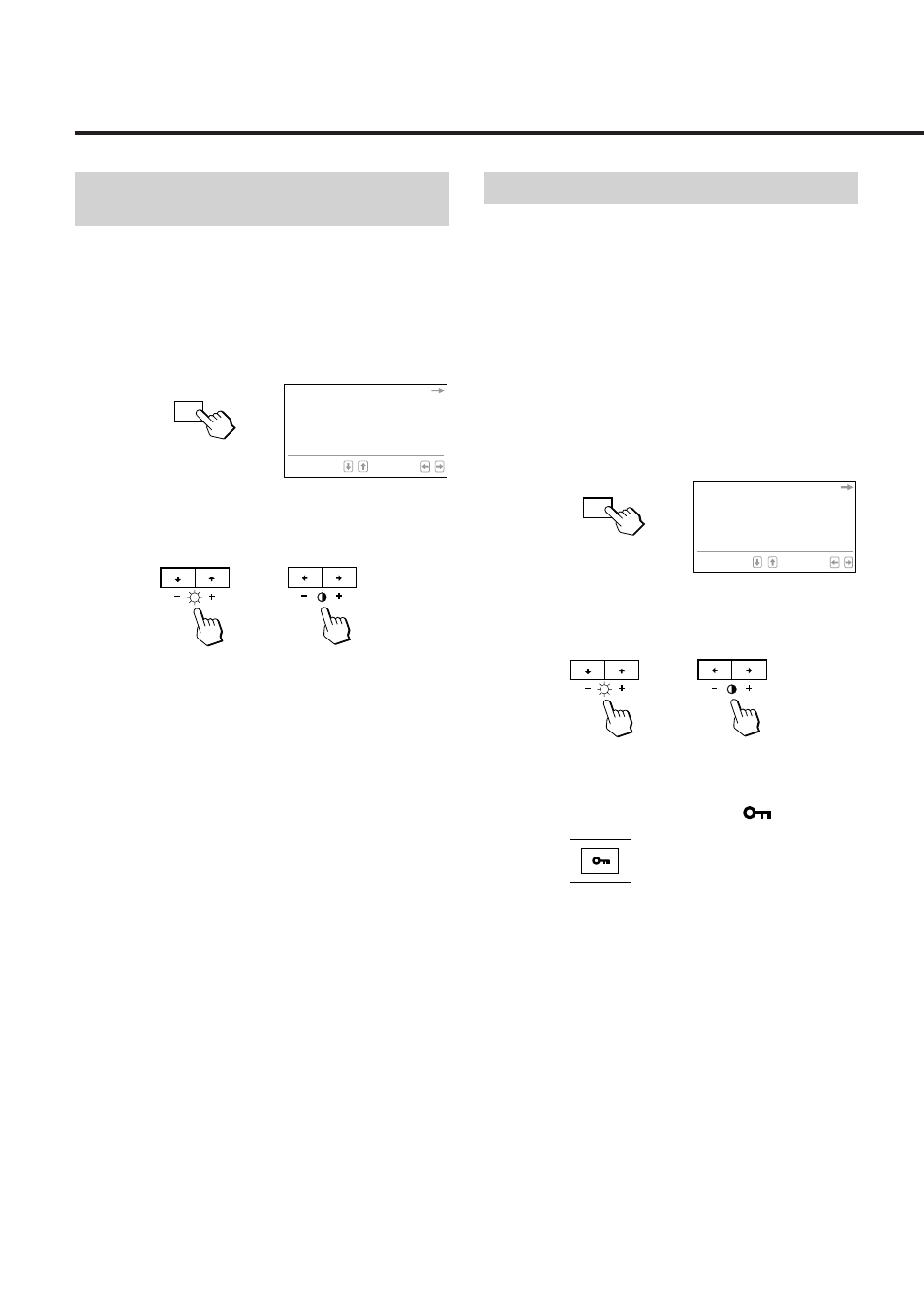 Ajustes conmutación del conector de entrada, Bloqueo de los controles | Sony GDM-17SE2T5 User Manual | Page 46 / 63